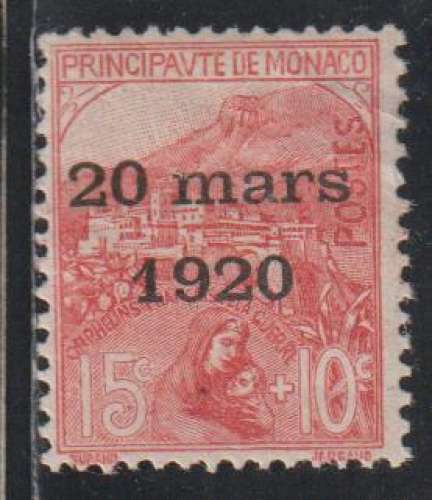 MONACO 1920 - Y&T N° 39