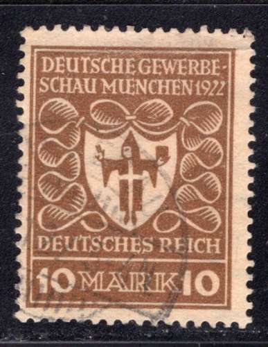 Allemagne - Rép. de Weimar -  Mi. 203 Ø