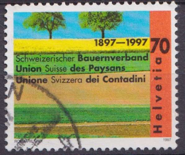 Suisse 1997 Y&T 1544 oblitéré - Union suisse des paysans 