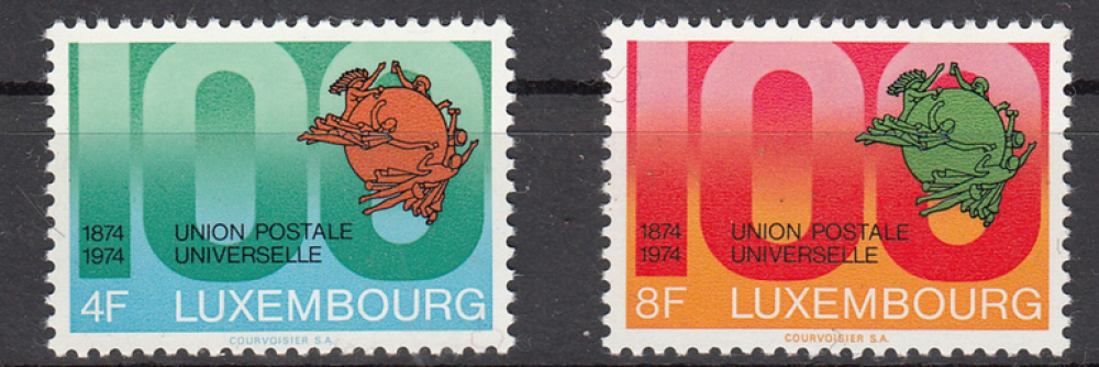 Luxembourg - 1974 - 100e anniversaire de l'UPU ** MNH