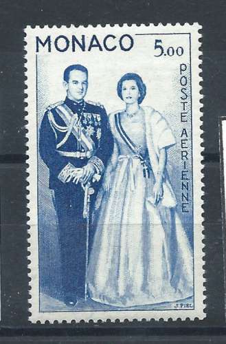Monaco PA N°76* (MH) 1960/61 - Couple Princier