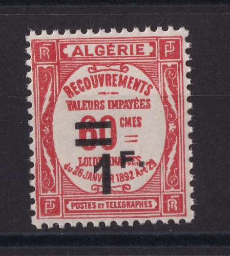 ALGERIE Y/T  Taxe  n° 23  neuf *  1926