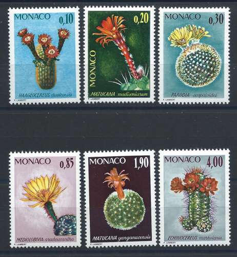 Monaco N°997/1002** (MNH) 1974 - Plantes du jardin exotique