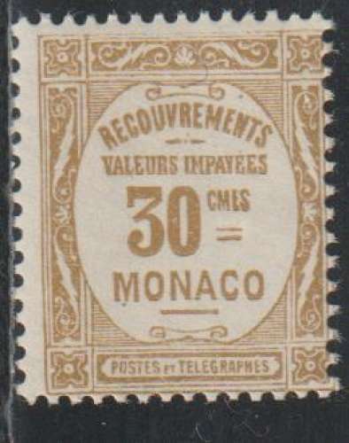 MONACO Taxe - Y&T N° 15
