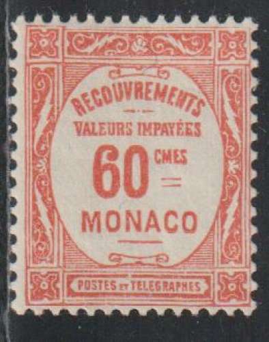 MONACO Taxe - Y&T N° 16