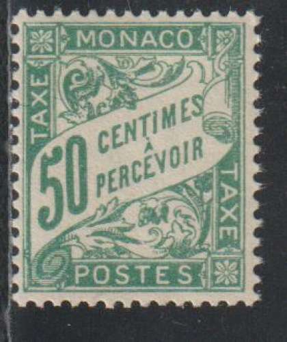MONACO Taxe - Y&T N° 20