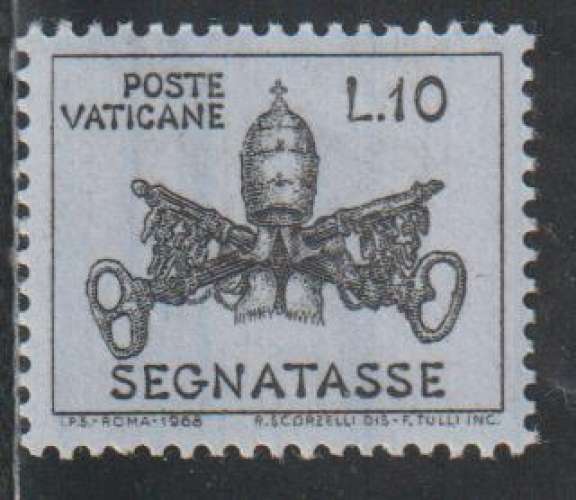 VATICAN Taxe - Y&T  N° 19**