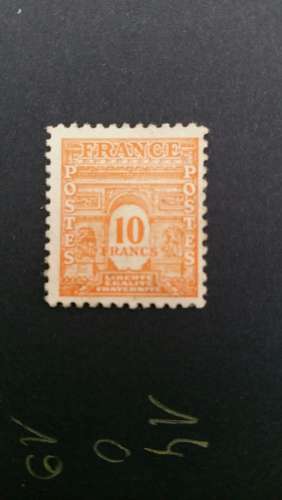 FRANCE      ANNEE 1944 YT N°629 NEUF* avec adhérence cote 21€