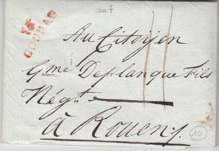 Lettre du 12 floréal an 7 