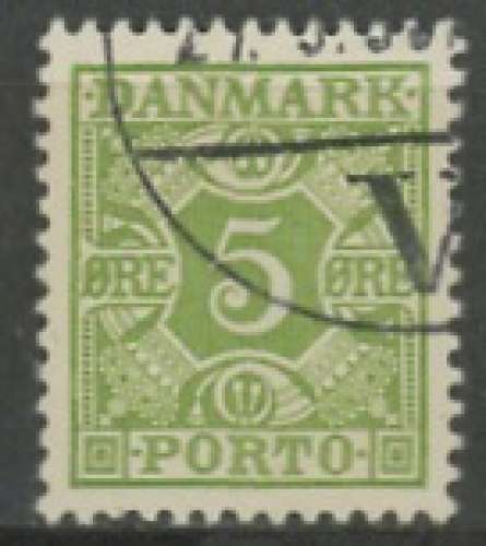 DANEMARK oblitéré N° 29  taxe