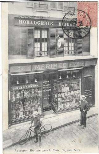 MANTES sur SEINE: Horlogerie Bijouterie Mérimée 35, rue Thiers