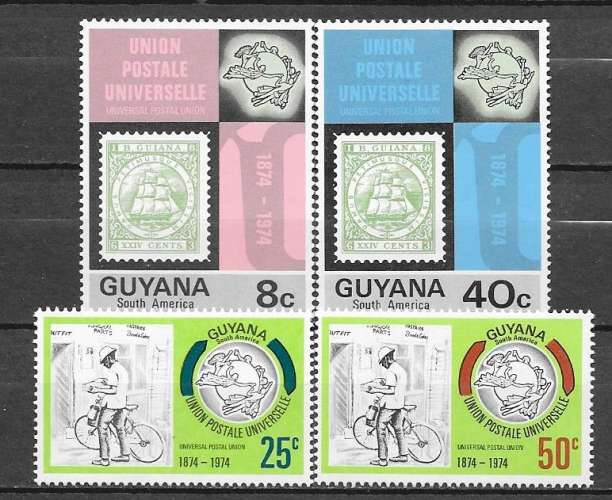 Guyana  N° 441/44 YVERT NEUF * ( MLH )  Guyana  N° 441/44 YVERT NEUF * ( MLH )