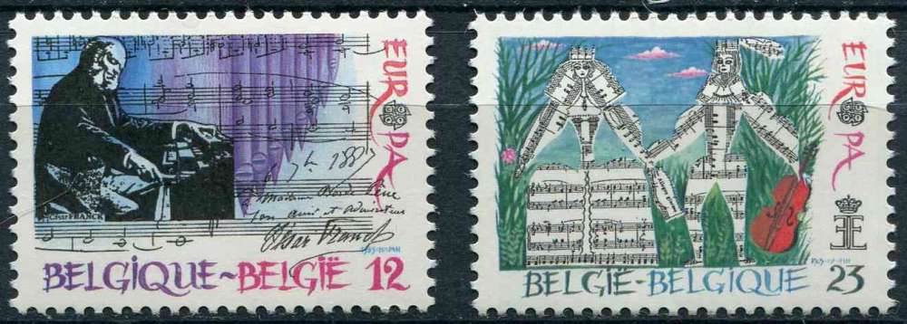 BELGIQUE 1985 NEUF** MNH N° 2175 2176 europa