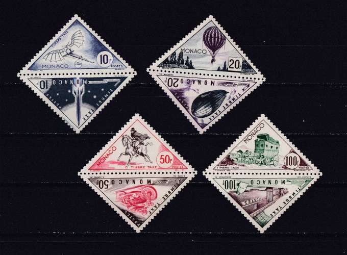 MONACO  Y/T   Taxe  n° 39A/55    neuf **   1953
