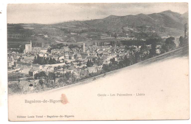 cpa 65  Bagnères-de-Bigorre - Gerde - Les Palomières - Lhéris