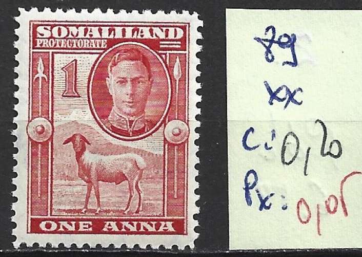 SOMALILAND 89 ** côte 0.20 €