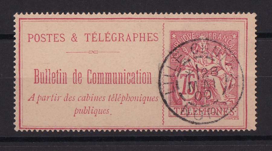 FRANCE   Y/T   Téléphones  n° 28   oblitéré    1900-06
