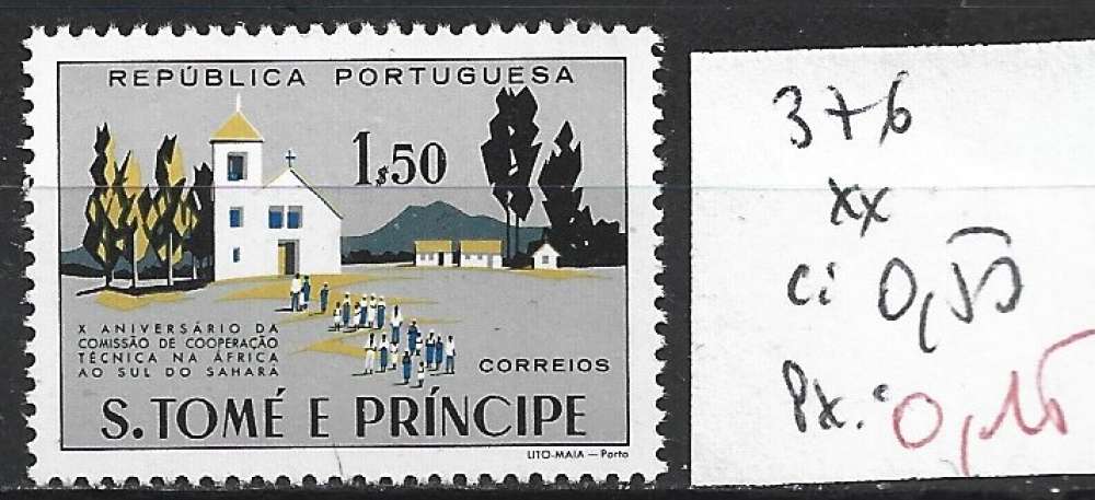 SAINT THOMAS ET PRINCE 376 ** côte 0.50 €
