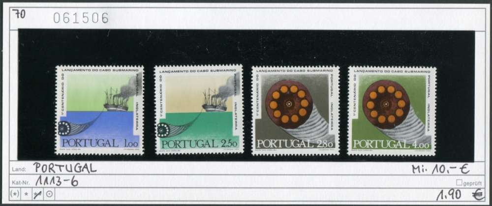 Portugal 1970 - Michel 1113-1116 - ** neuf mnh