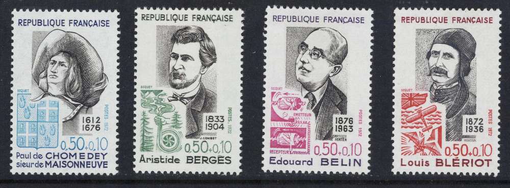 Série neuve N° 1706 à 1709