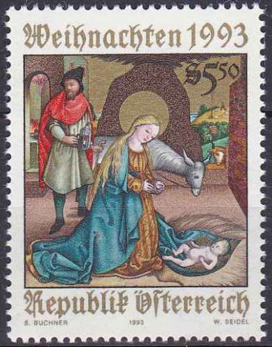 AUTRICHE 1993 NEUF** MNH N° 1943 Noël