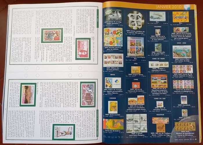 2010 - Timbres Magazine – Année complète