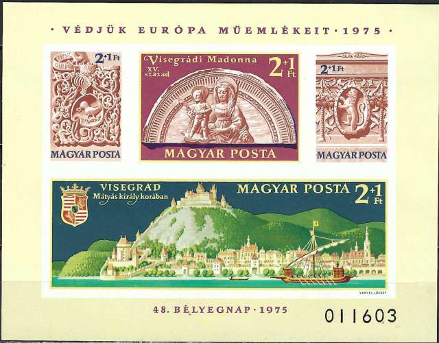Hongrie - 1975 - Y & T n° 121 Blocs & feuillets (non dentelé !!) - MNH