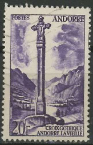 ANDORRE FRANCAIS oblitéré N° 148