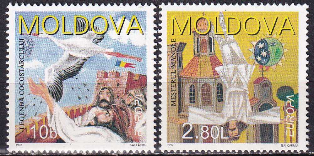 moldavie ... n° 199/200  neufs** ... 1997