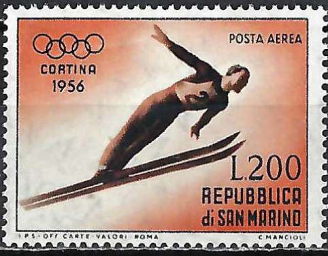 Saint-Marin - 1955 - Y & T n° 105 Poste aérienne - MNH