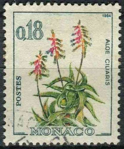 MONACO 1960 oblitéré N° 541A fleurs