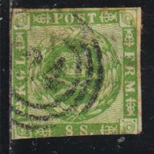 DANEMARK 1858 - Y&T  N° 9