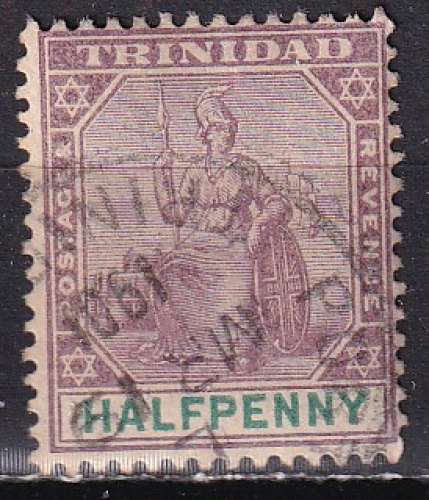 trinité et tobago ... n° 44  obliteré ... 1896