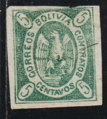 BOLIVIE 1867 - Y&T  N° 1