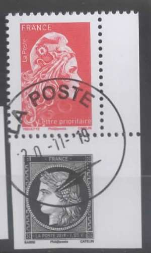 FRANCE GOMME  2019 N° 5359 5253 PAIRE  OB   voir scan