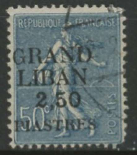 GRAND LIBAN oblitéré N° 9