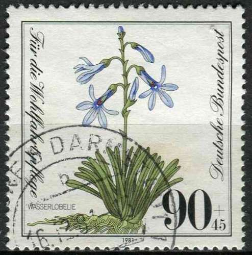 ALLEMAGNE RFA 1981 OBLITERE N° 943 fleurs
