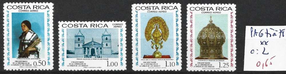 COSTA RICA PA 675 à 678 ** côte 2 € 