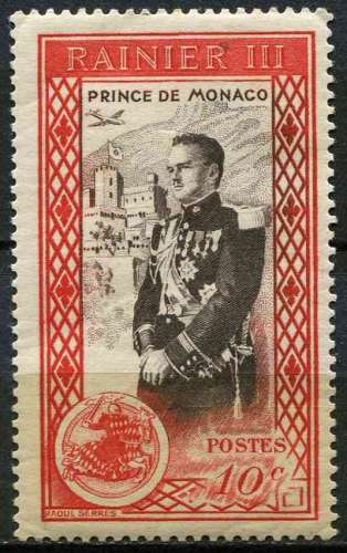 MONACO 1950 NEUF* charnière N° 338