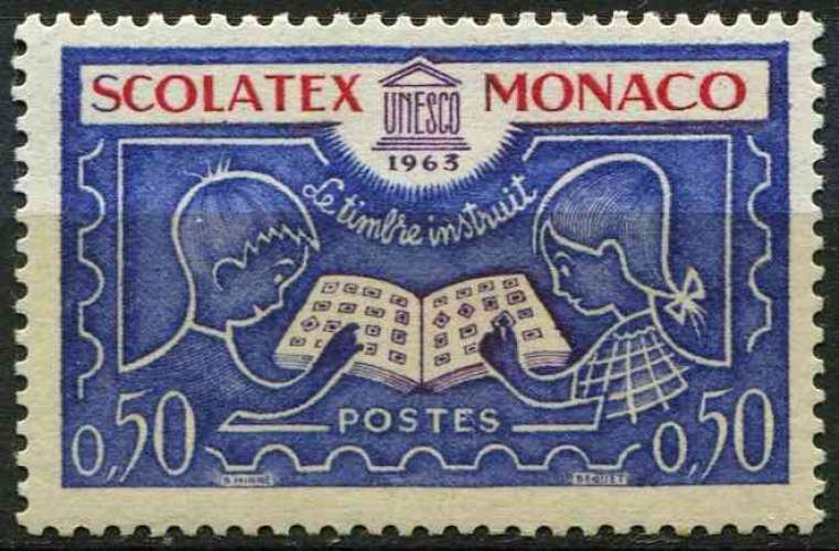 MONACO 1963 NEUF* charnière N° 617
