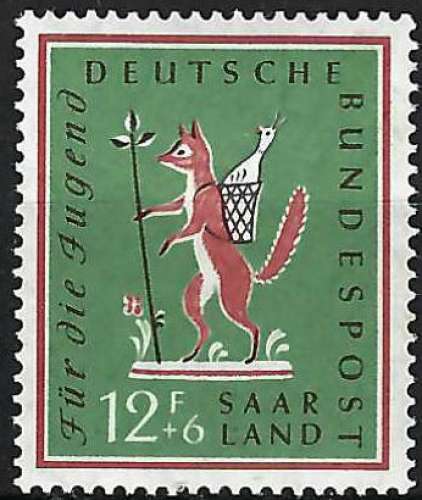 Sarre - 1958 - Y & T n° 415 - MH