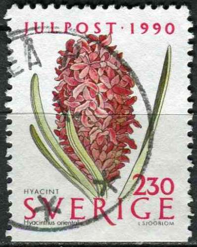 Suède 1990 oblitéré N° 1629 fleurs