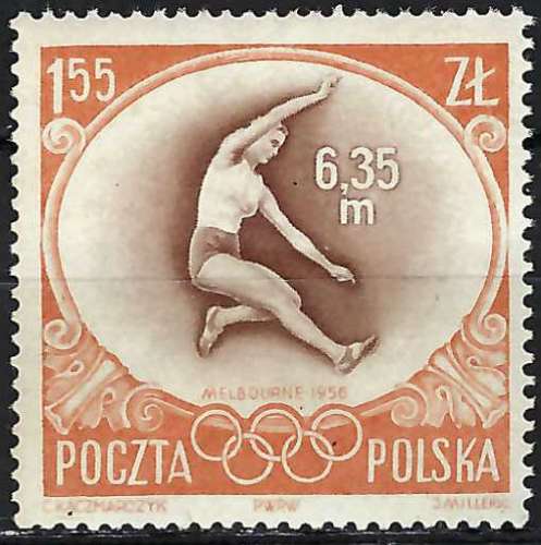 Pologne - 1956 - Y & T n° 877 - MNH