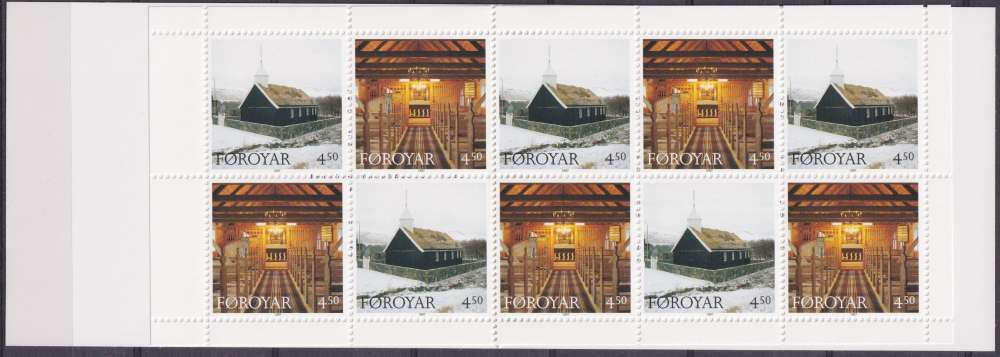 Iles Féroé Carnets 1997 Y&T C322 neuf ** plié - Noël 
