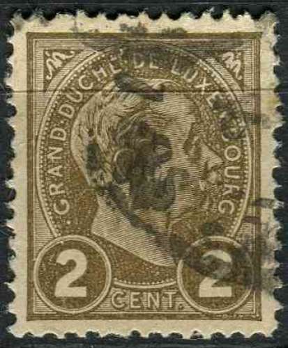LUXEMBOURG 1895 OBLITERE N° 70