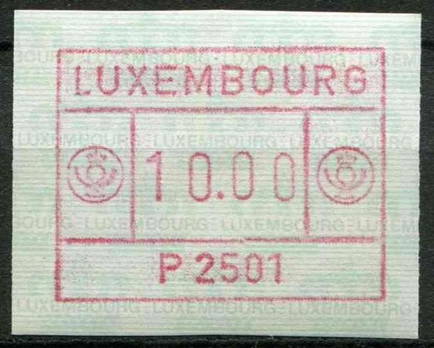 LUXEMBOURG 1983 NEUF** MNH Distributeur N° 1