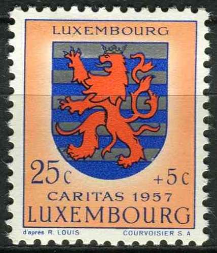 LUXEMBOURG 1957 NEUF* charnière N° 534
