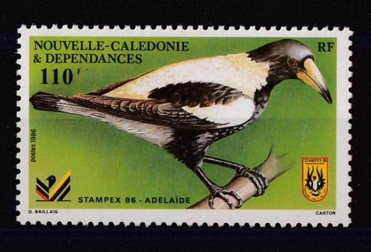 NOUVELLES-CALEDONIE  Y/T   n° 523   neuf **    1986