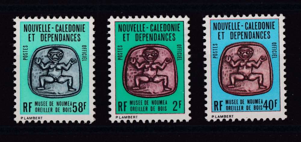 NOUVELLE-CALEDONIE  Y/T Service n° 38/40   neuf **    1986
