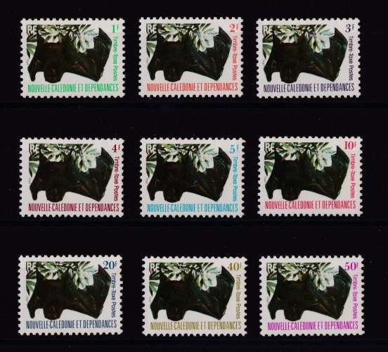 NOUVELLE-CALEDONIE  Y/T Taxe n° 49/57   neuf **    1983